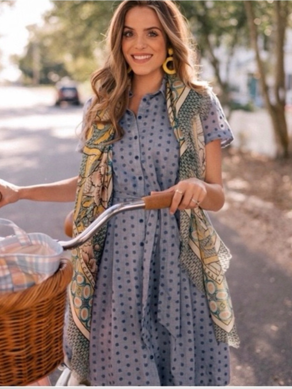 Gal Meets Glam Rebecca Chambray Shirtdress